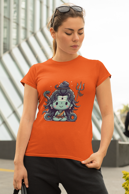 Bhole Graphic Print Women’s T-Shirt
