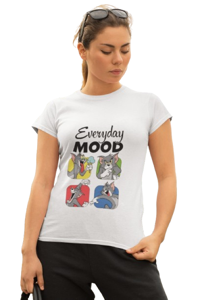 Every Day Mood Graphic Print Women's T-Shirt
