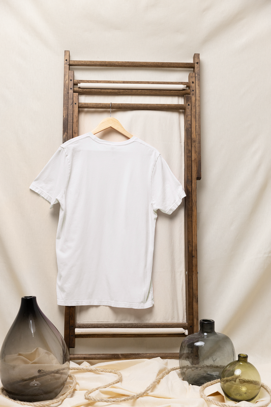 White Plain Regular Fit Women’s Cotton T-Shirt – Basic Everyday Essential Tee