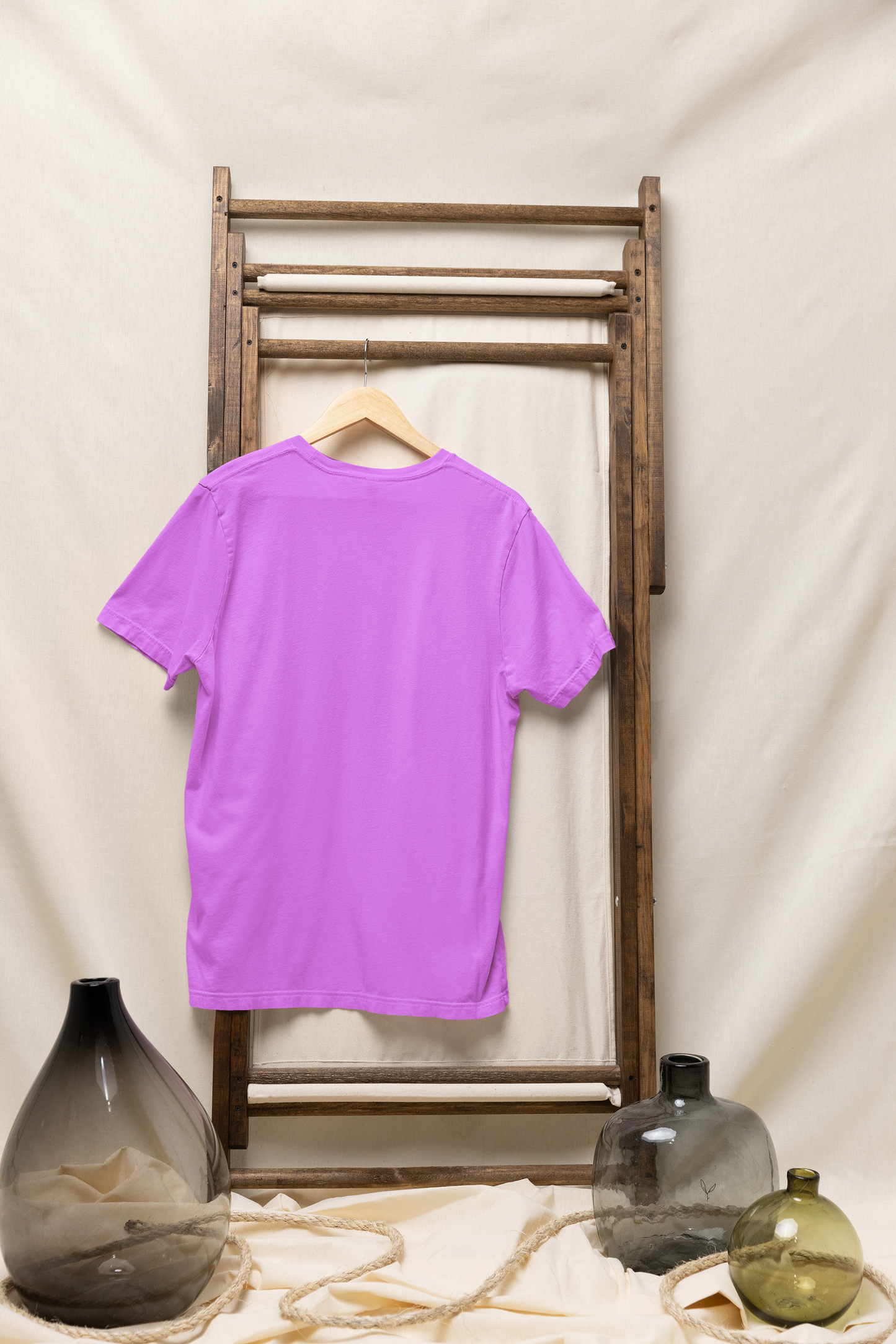 Basic Plain Regular Women's Cotton T-shirt