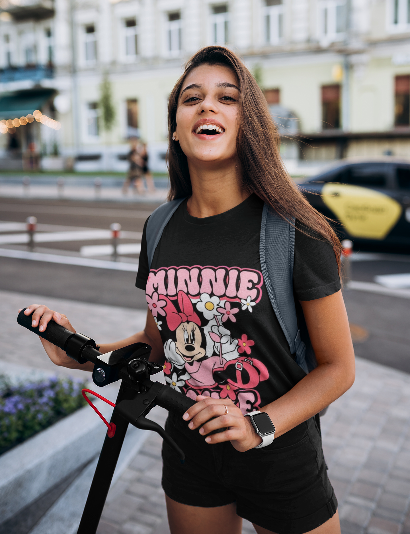 Minnie Mouse Graphic Print Women's T-Shirt