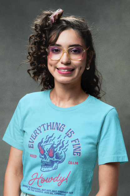 Everything is Fine Cotton Women's Cotton T-shirt