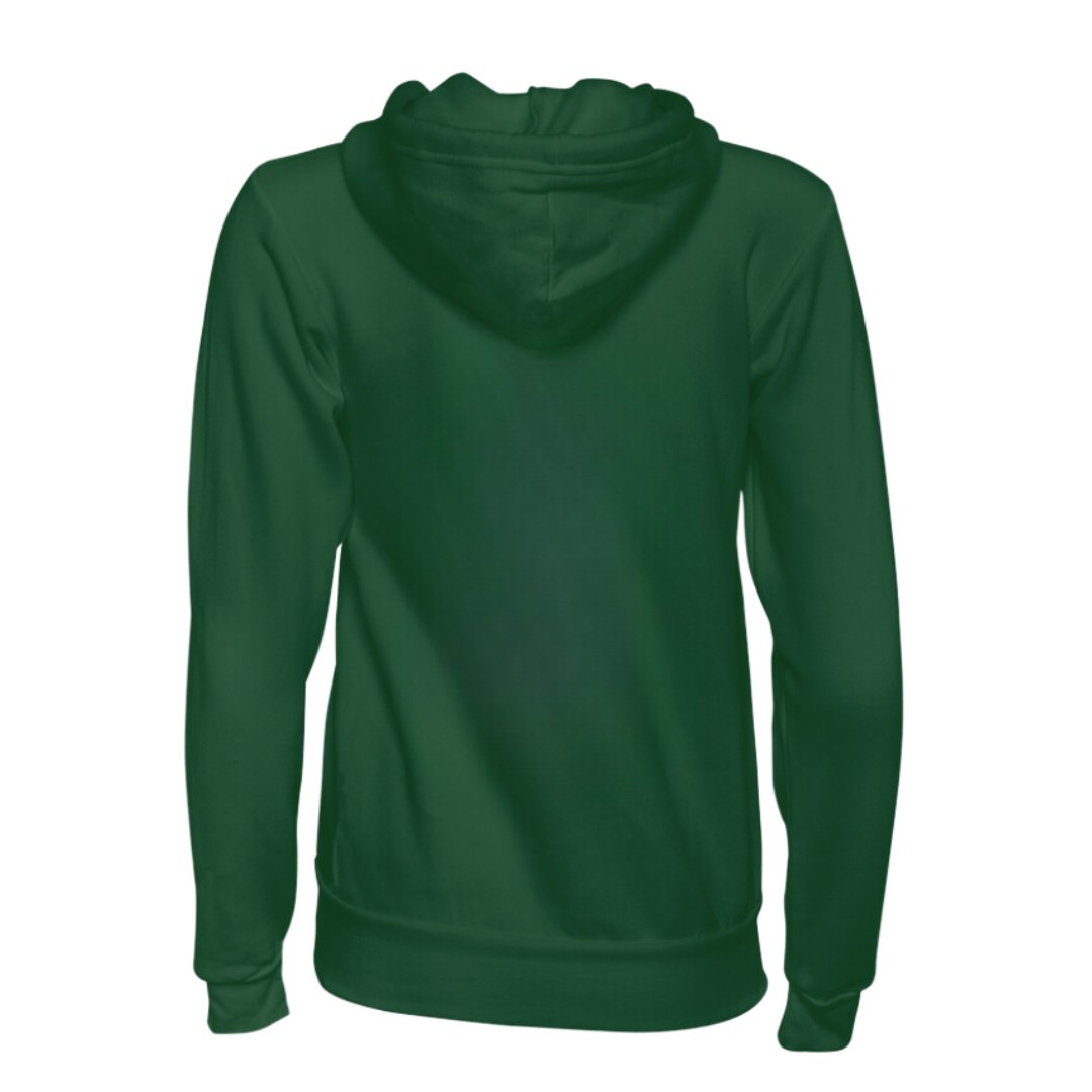 Blue and Green Combo Cotton Hooded Sweatshirt - Clori