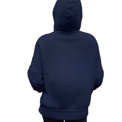 Blue and Green Combo Cotton Hooded Sweatshirt - Clori