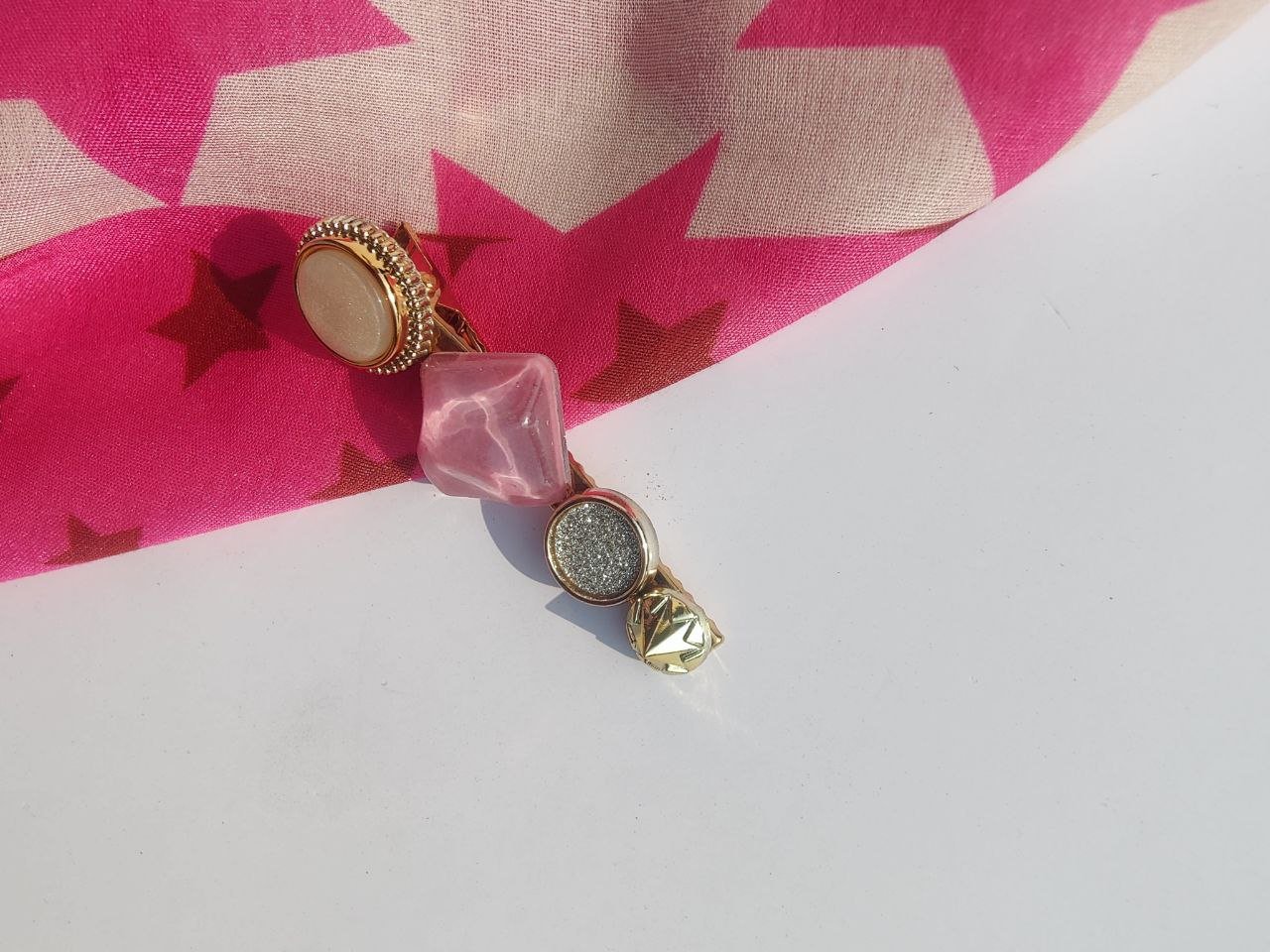 Cute Pink Sparkly Clip - Clori