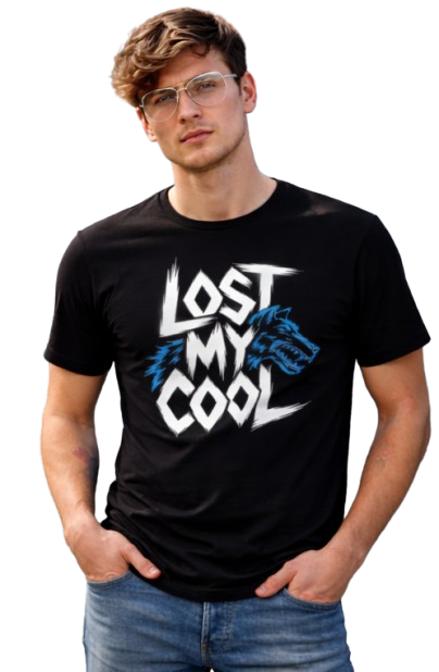 Lost My Cool – Graphic Statement T-Shirt for Men