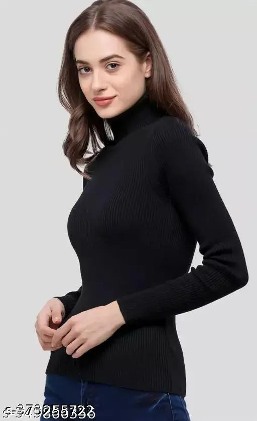 Classic Women's Black T-Shirt – Soft, Stylish, and Versatile