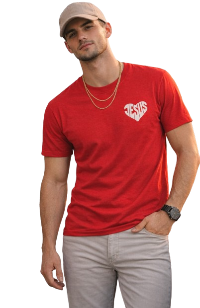 Jesus Heart – Minimal Faith Graphic Tee