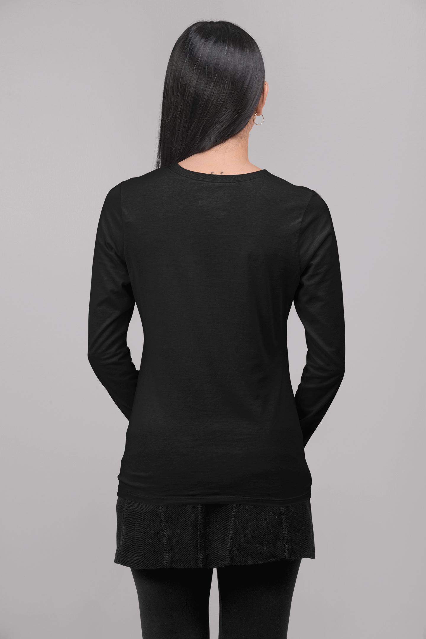 Women's Cotton T-Shirt, Black