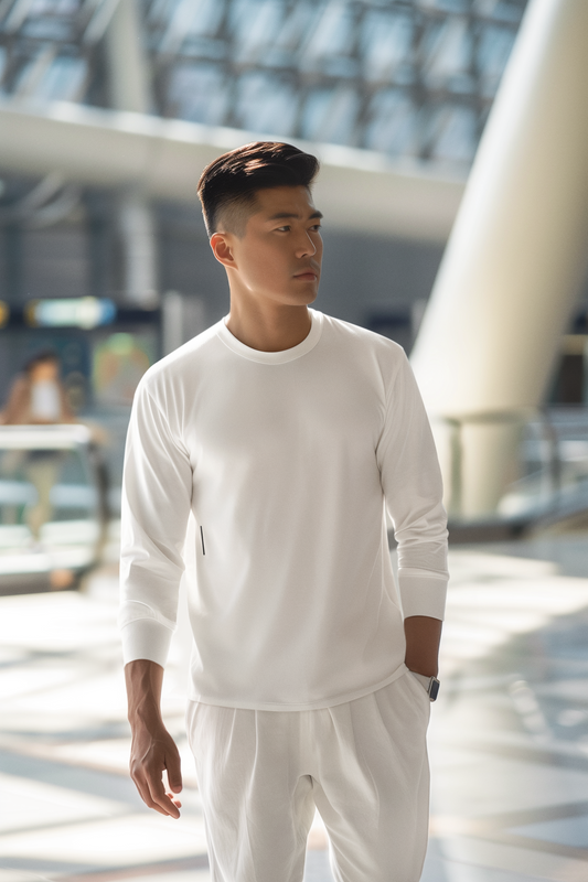 Classic Men's Plain White T-Shirt