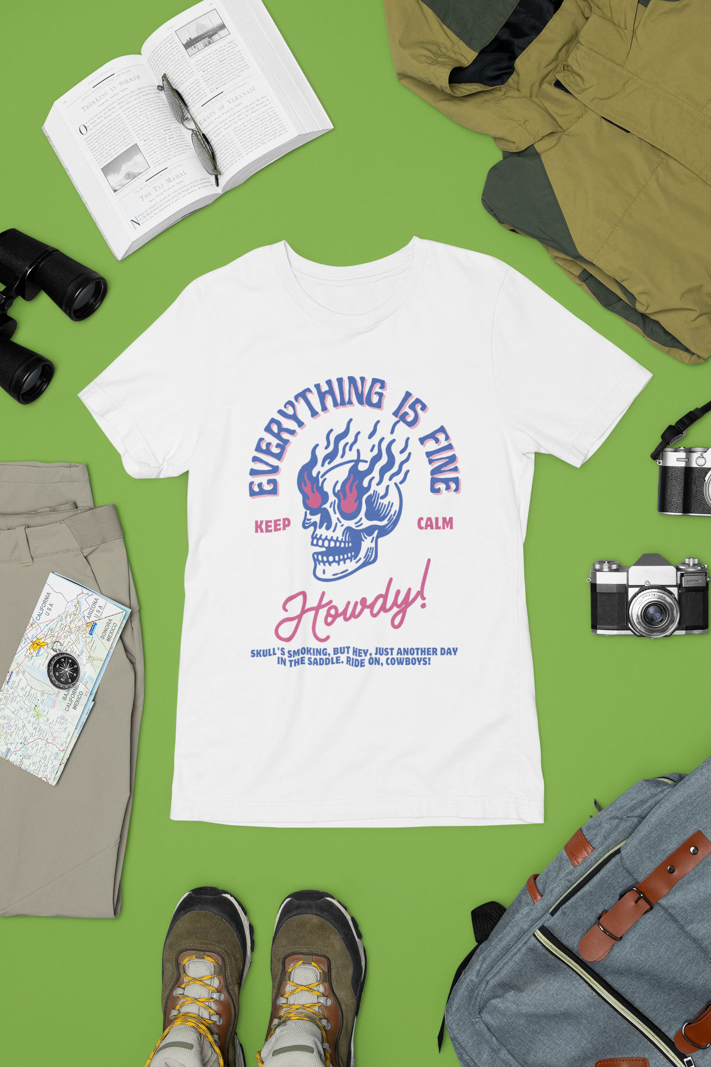 Everything is Fine Cotton Women's Cotton T-shirt