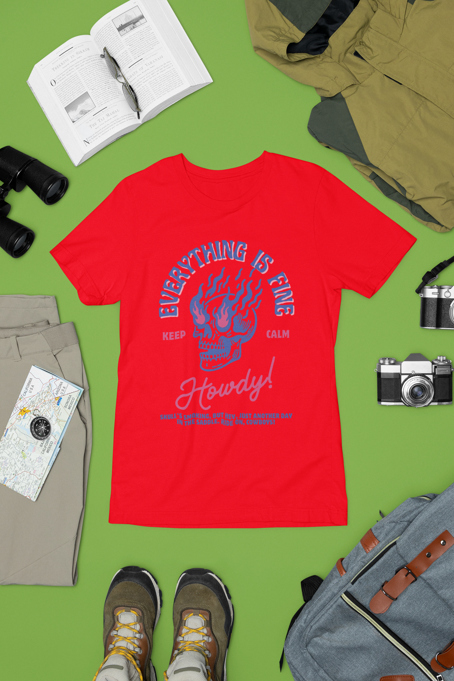 Everything is Fine Cotton Women's Cotton T-shirt