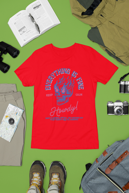 Everything is Fine Cotton Women's Cotton T-shirt