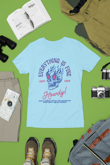 Everything is Fine Cotton Women's Cotton T-shirt