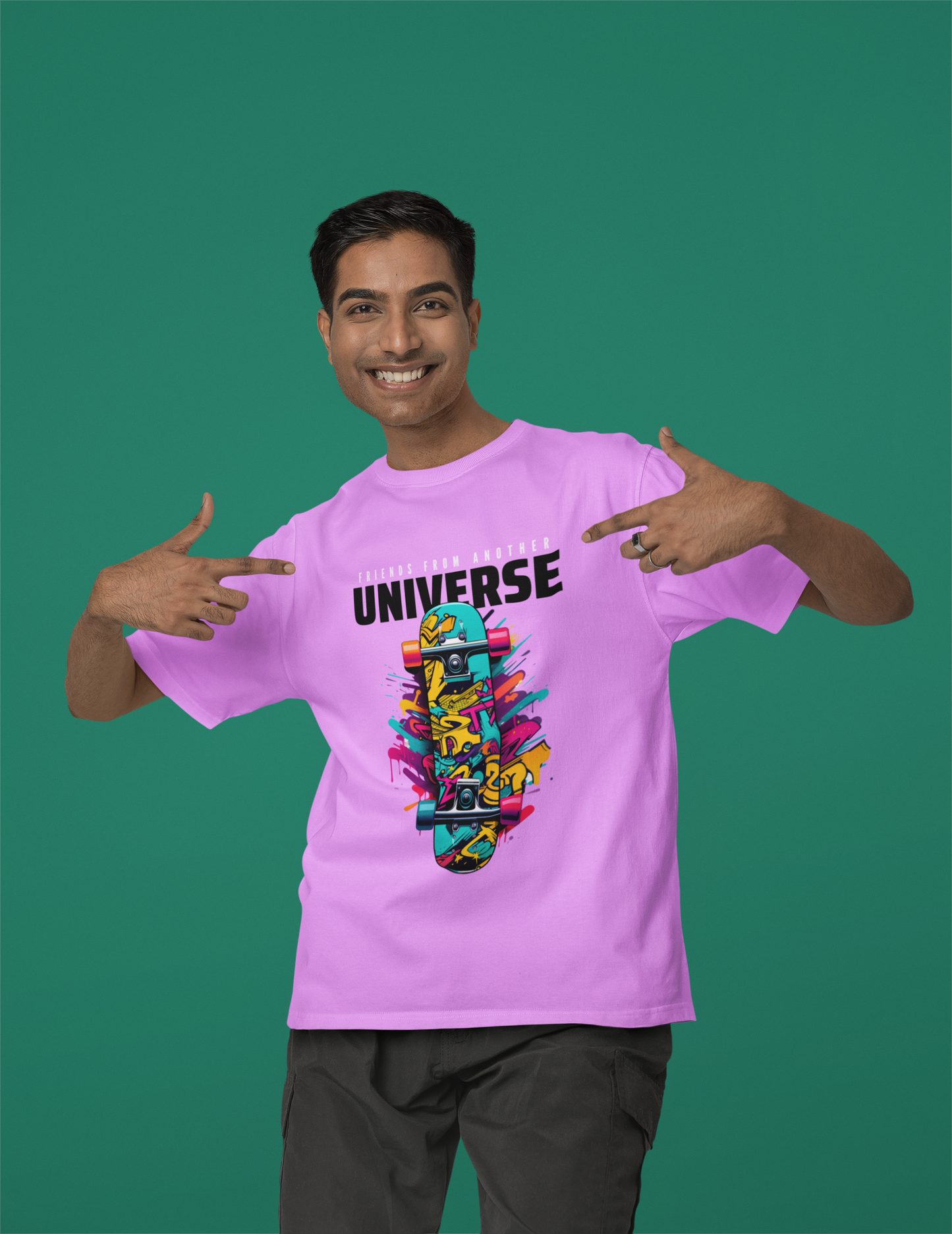 Universe Oversized Men's Cotton T-shirt