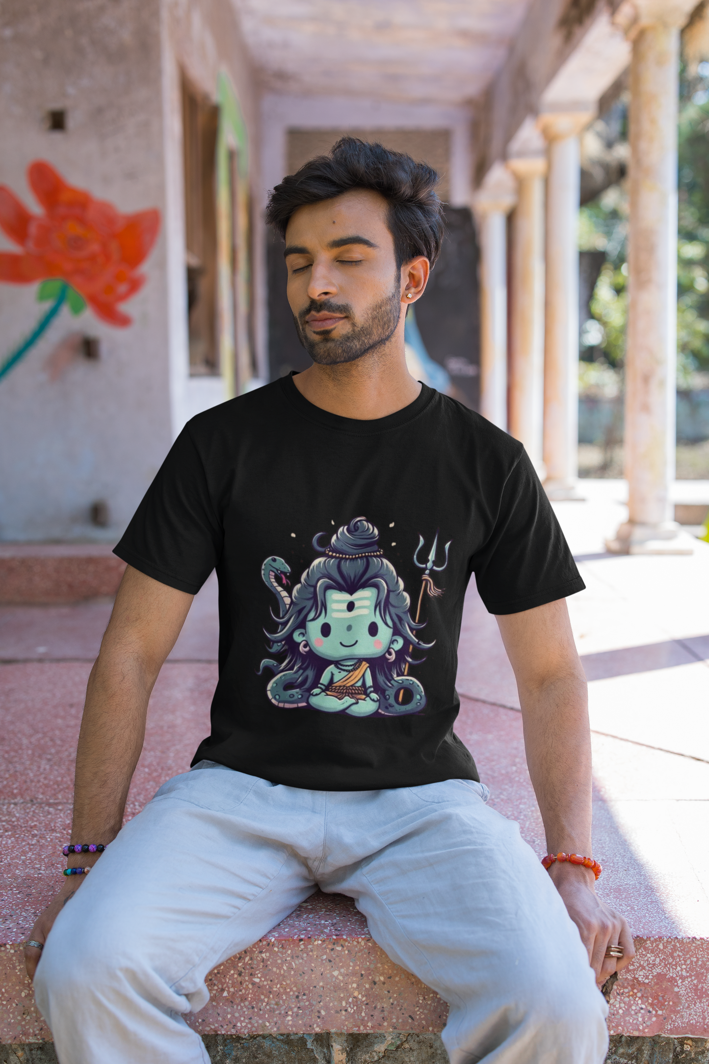 Bhole Graphic Print Men’s T-Shirt