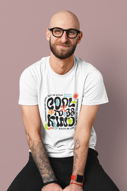 Choose Kindness Graphic T-Shirt – Trendy Typography & Nature Art Premium Tee