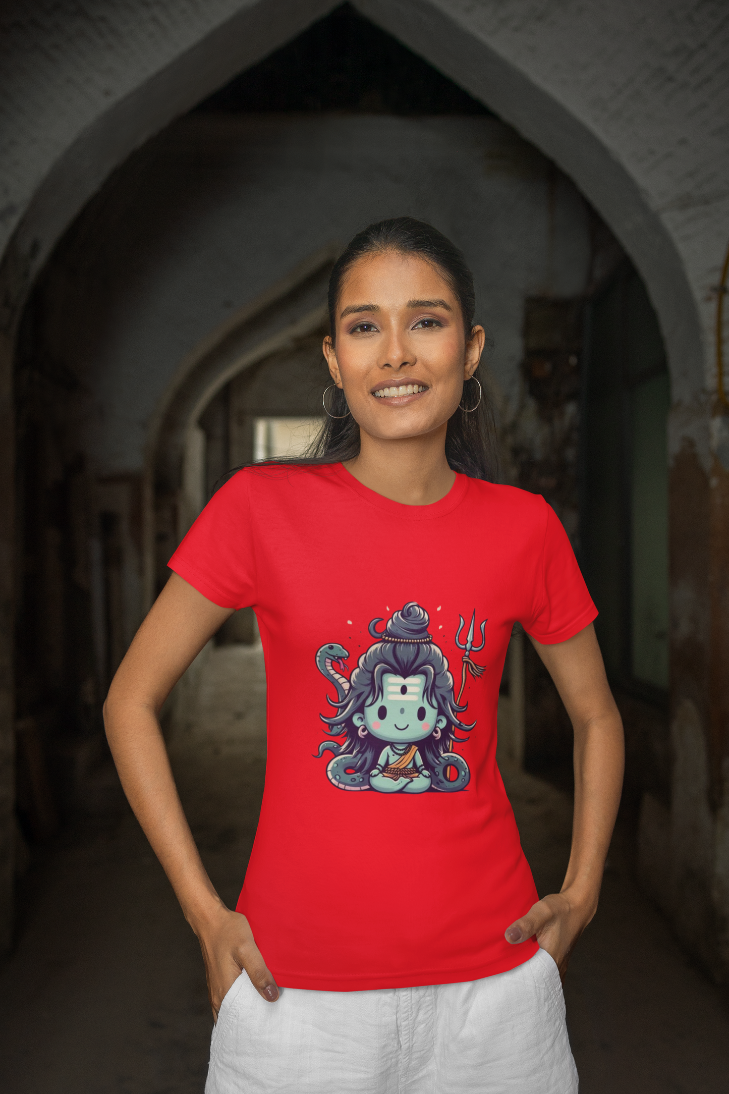 Bhole Graphic Print Women’s T-Shirt