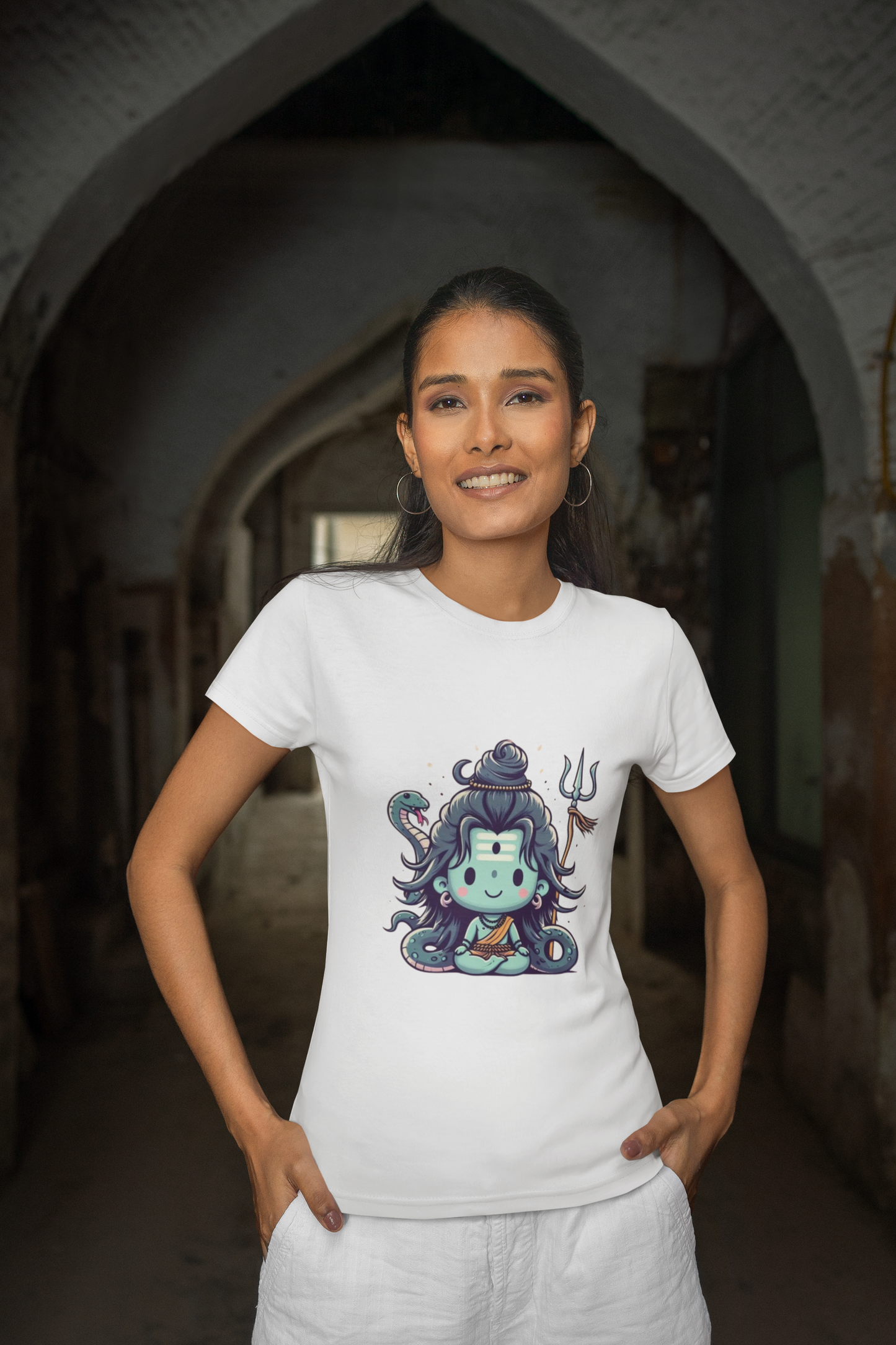 Bhole Graphic Print Women’s T-Shirt