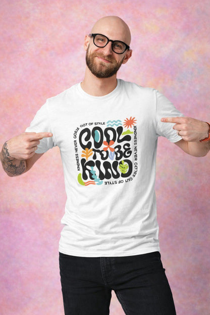 Choose Kindness Graphic T-Shirt – Trendy Typography & Nature Art Premium Tee