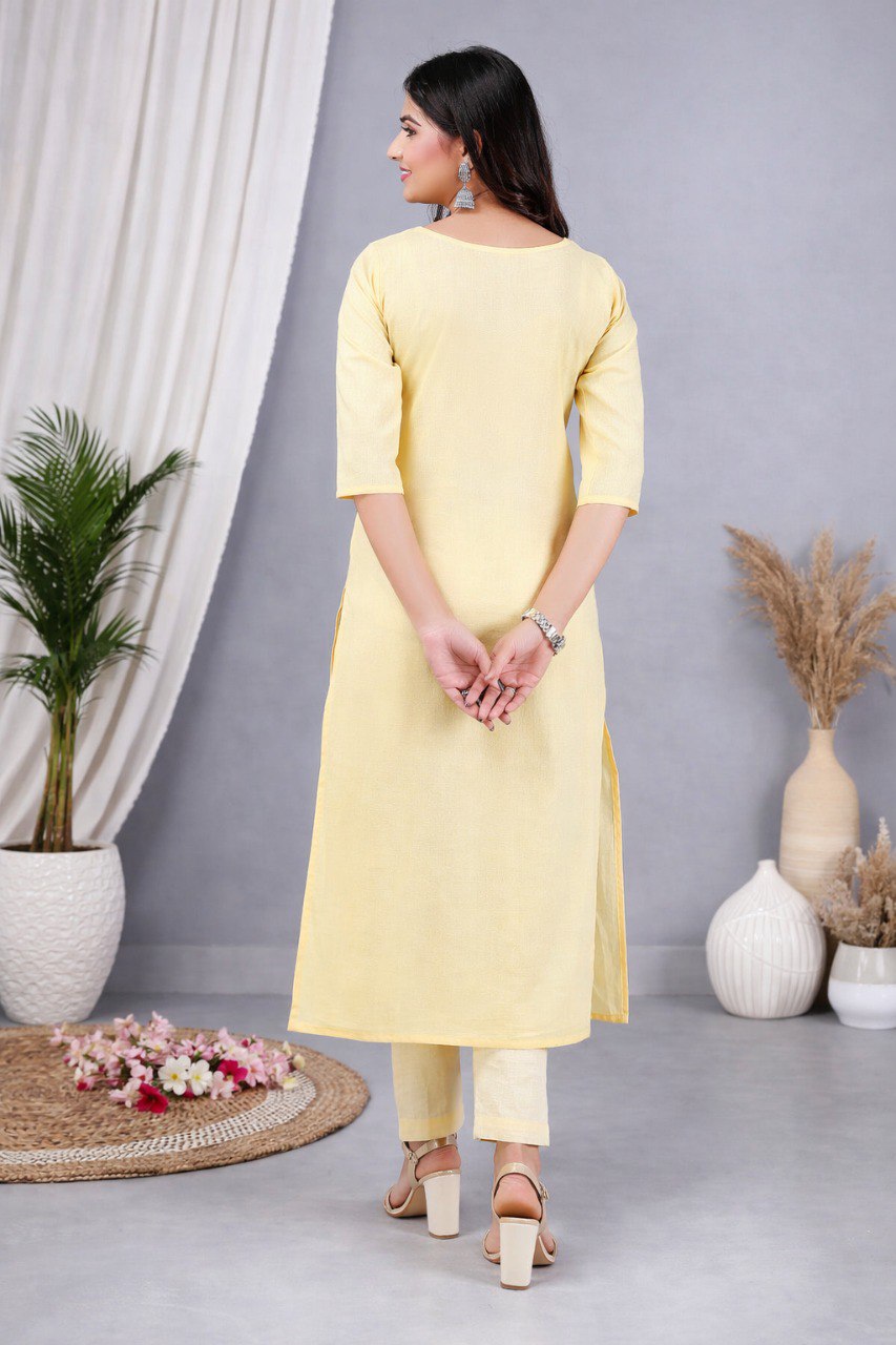 Elegant Bottle Green Embroidered Kurti for Women | Minimal Ethnic Style by Pd Clori