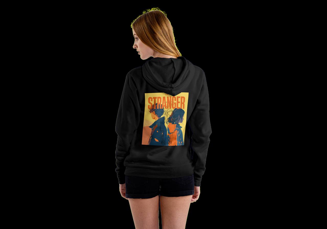 Stranger Graphic Print Hoodie