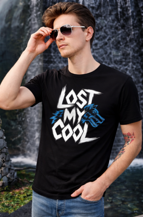 Lost My Cool – Graphic Statement T-Shirt for Men
