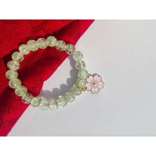 Flower Sparkling Crystal Bracelet - Clori
