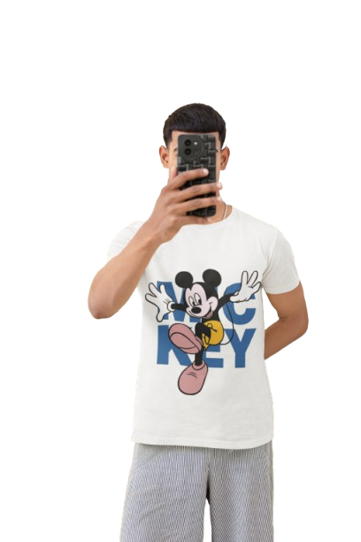 Mickey Mouse Graphic Print Men's T-Shirt