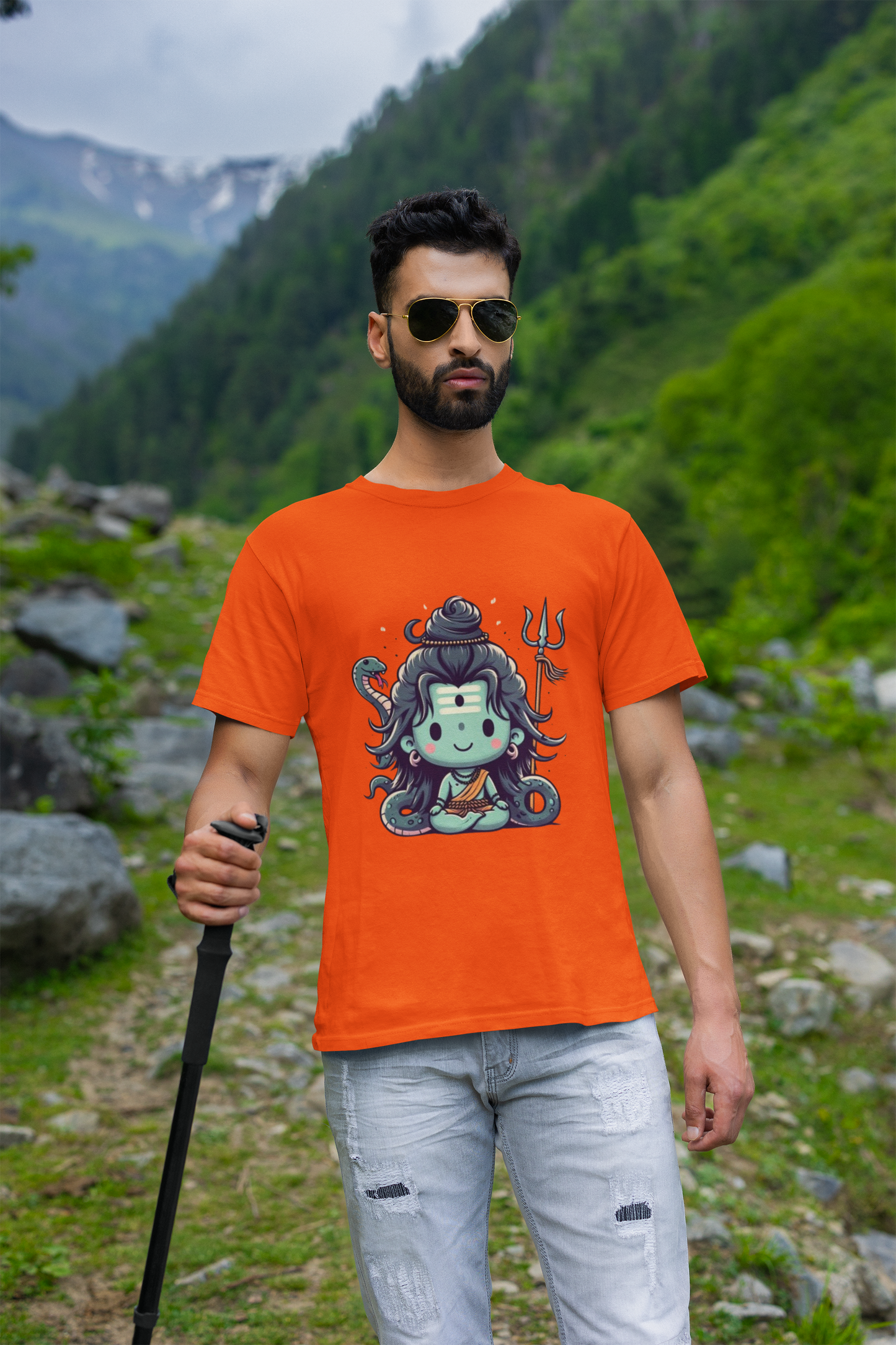 Bhole Graphic Print Men’s T-Shirt
