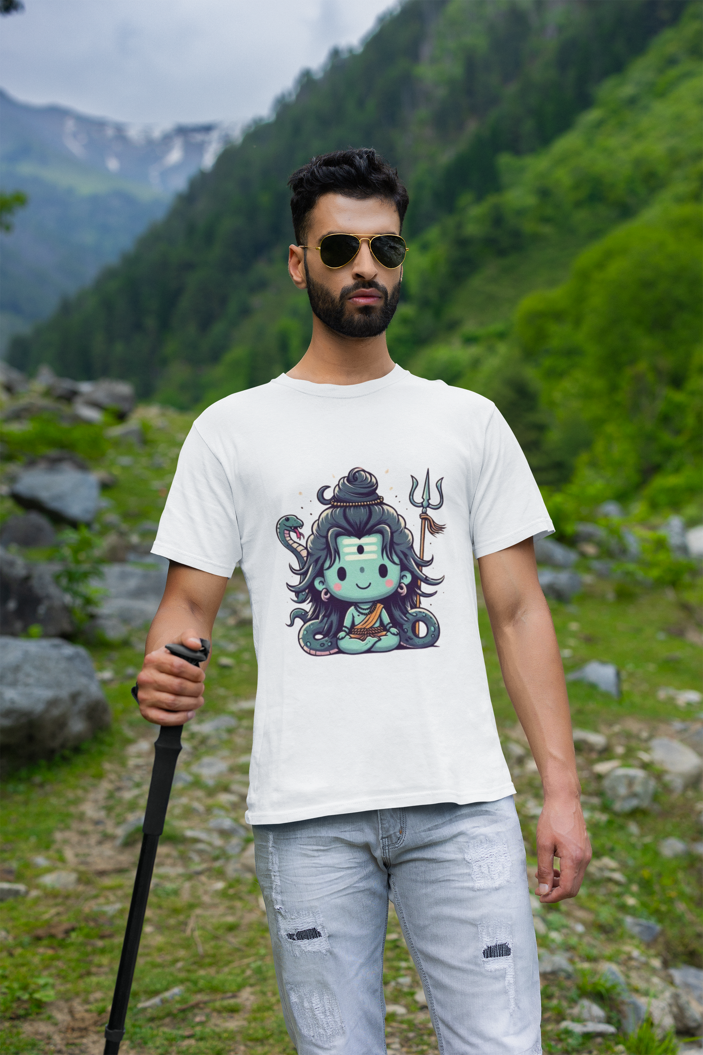Bhole Graphic Print Men’s T-Shirt