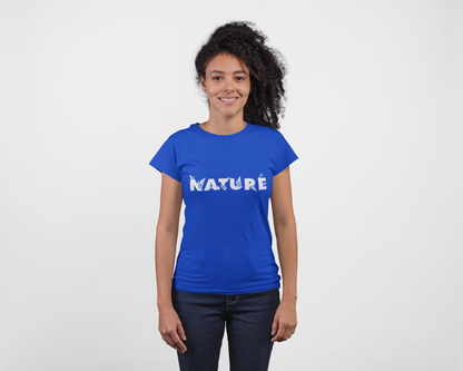 PD CLORI Women's Cotton Casual T-Shirt with Nature Graphic Print