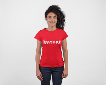 PD CLORI Women's Cotton Casual T-Shirt with Nature Graphic Print