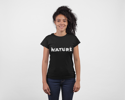 PD CLORI Women's Cotton Casual T-Shirt with Nature Graphic Print