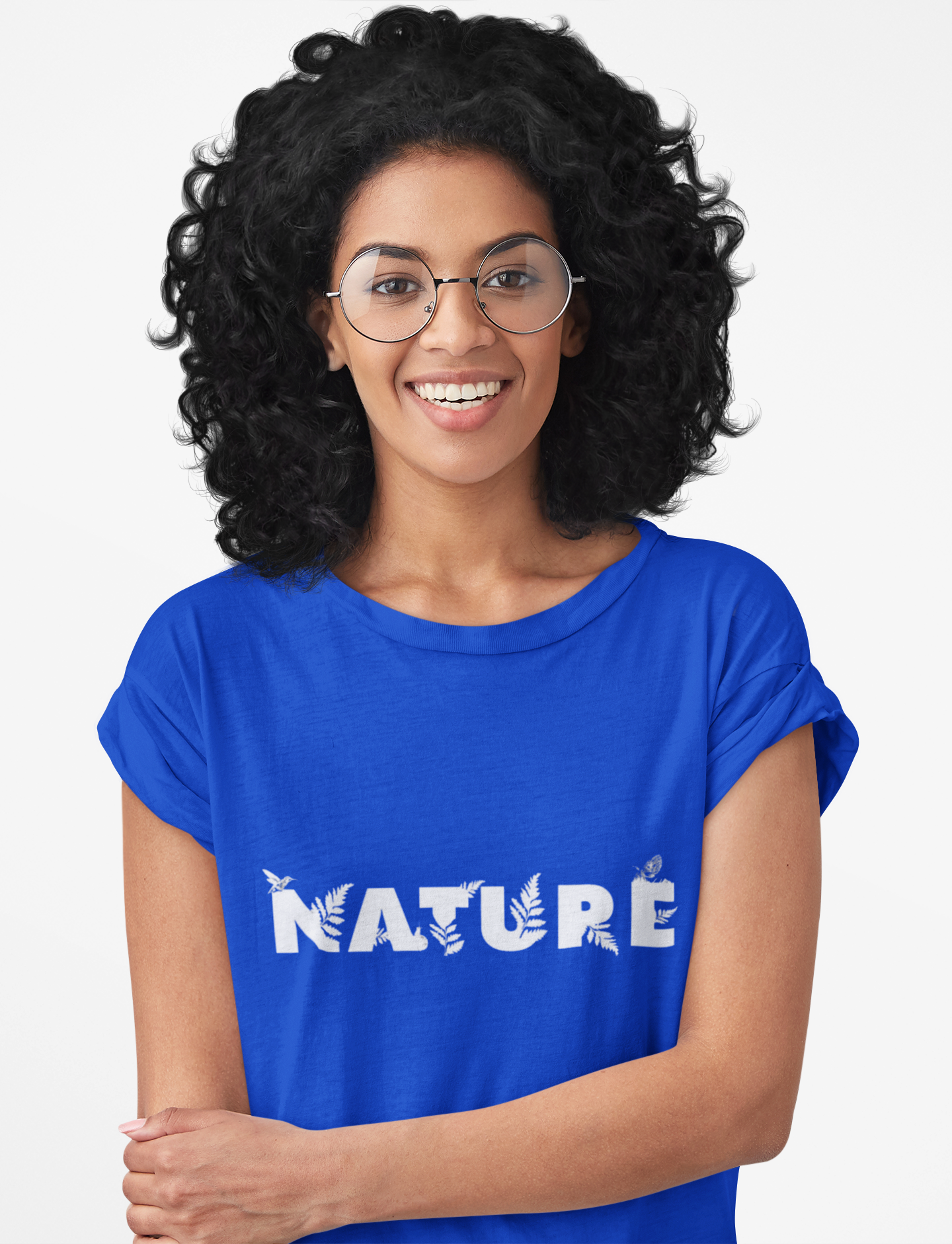 PD CLORI Women's Cotton Casual T-Shirt with Nature Graphic Print
