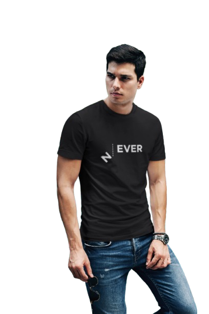 Never Graphic Men’s T-Shirt – Bold & Statement-Making