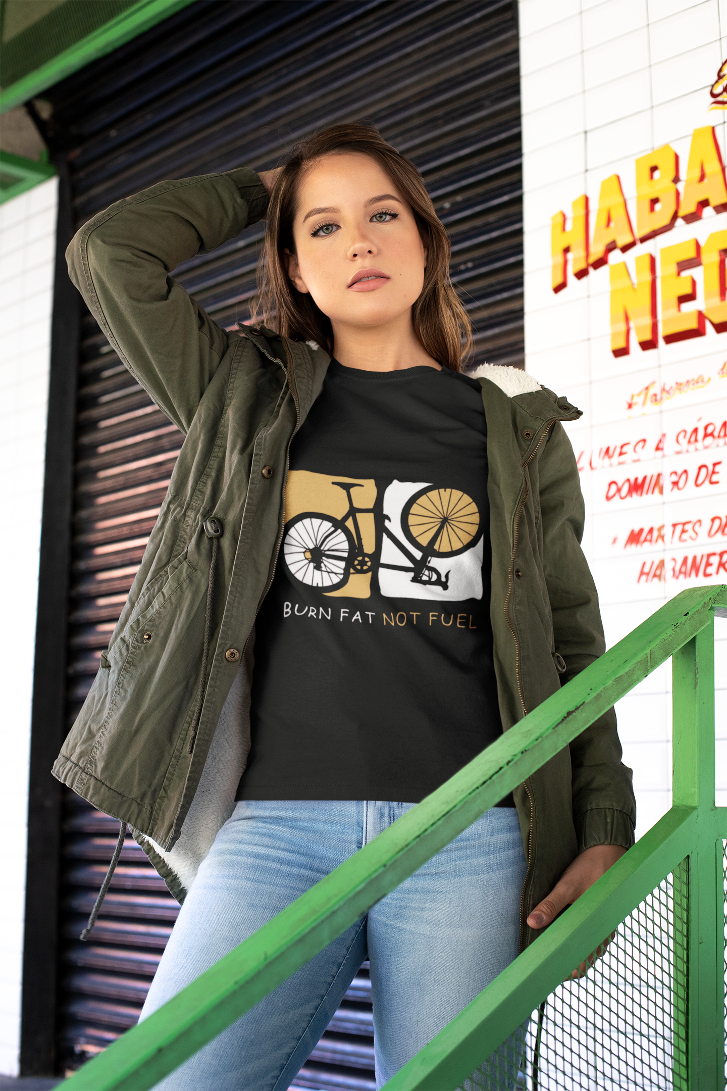 Burn Fat Not Fuel Graphic Print Women's T-Shirt