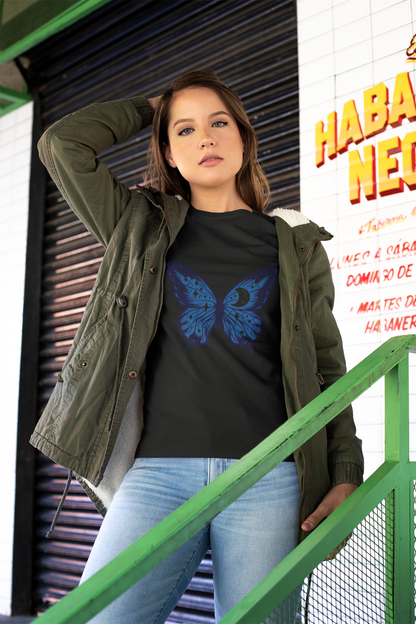 Butterfly Graphic Print Women's T-Shirt