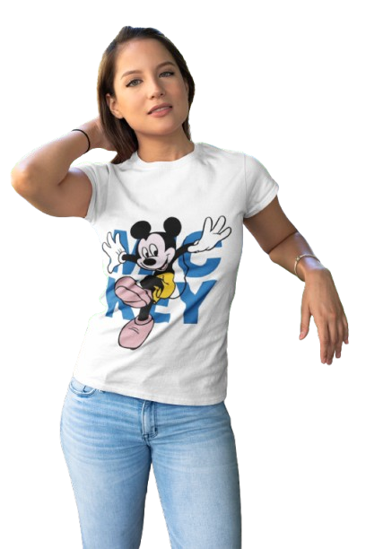 Mickey Mouse Graphic Print Women's T-Shirt