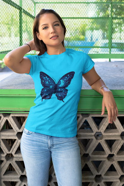 Butterfly Graphic Print Women's T-Shirt