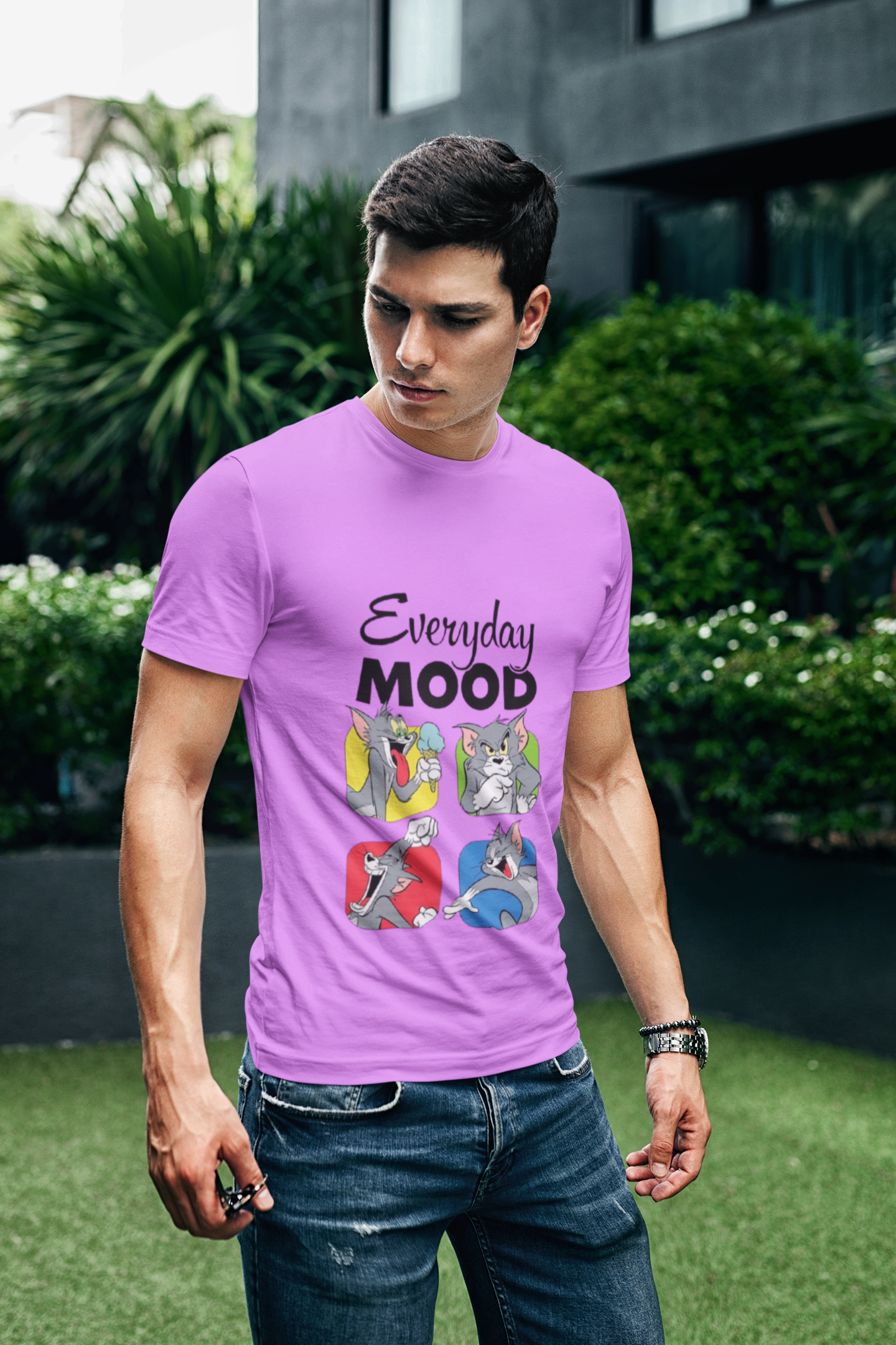 Every Day Mood Graphic Print Men's T-Shirt
