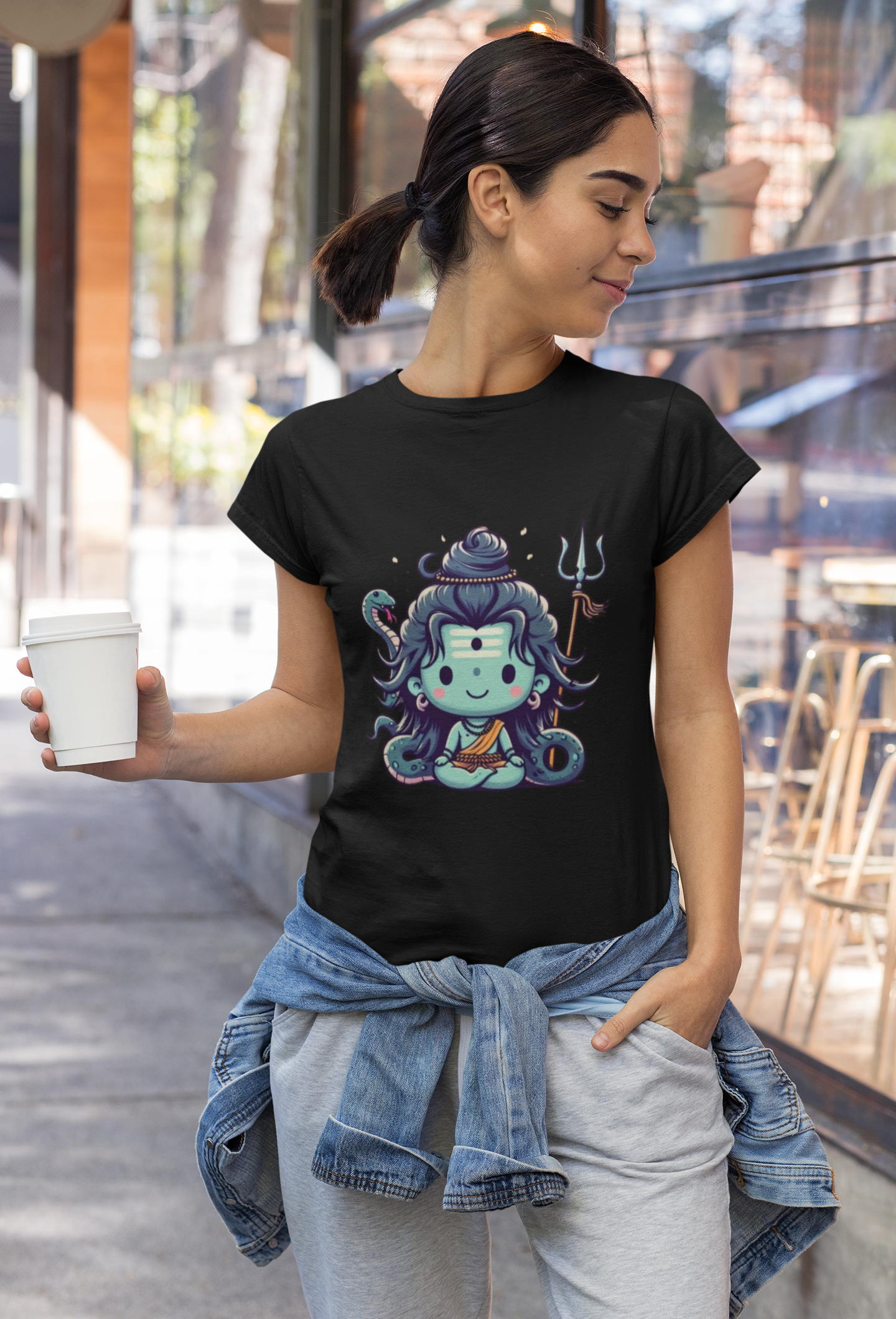 Bhole Graphic Print Women’s T-Shirt