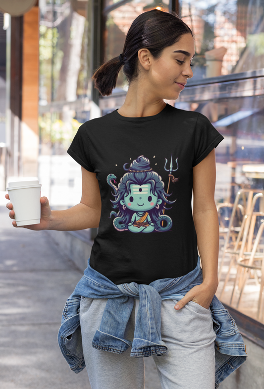 Bhole Graphic Print Women’s T-Shirt