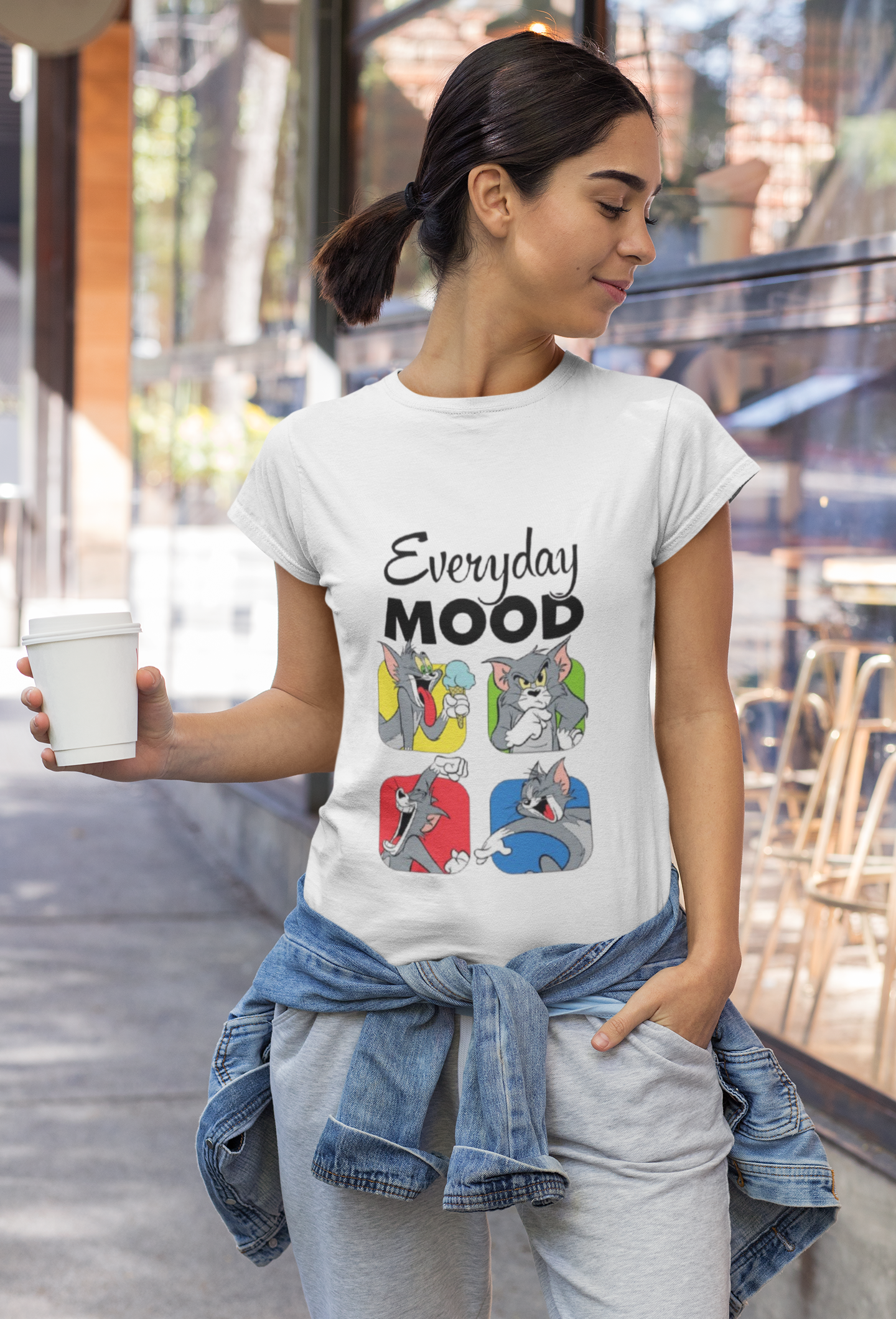 Every Day Mood Graphic Print Women's T-Shirt