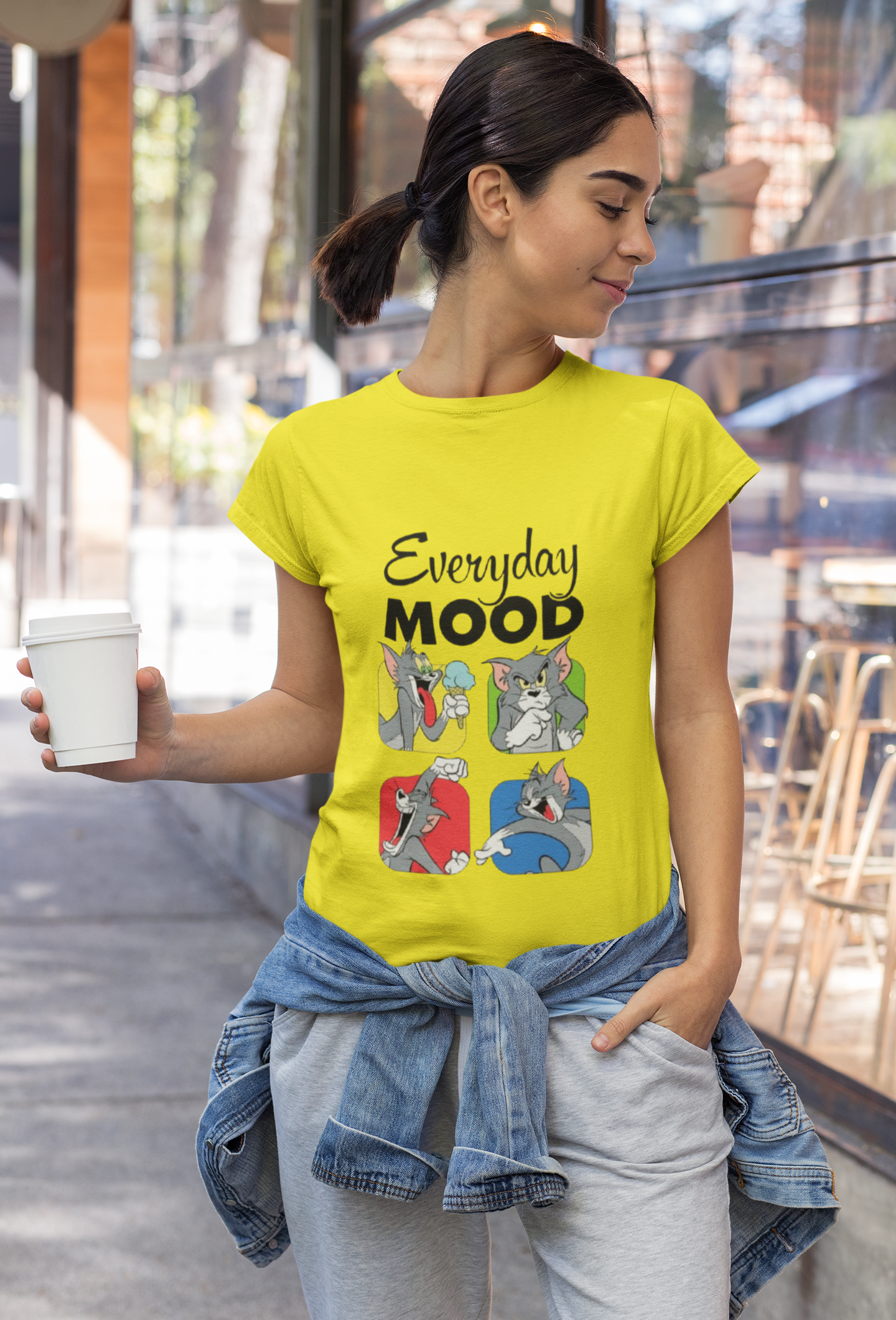 Every Day Mood Graphic Print Women's T-Shirt