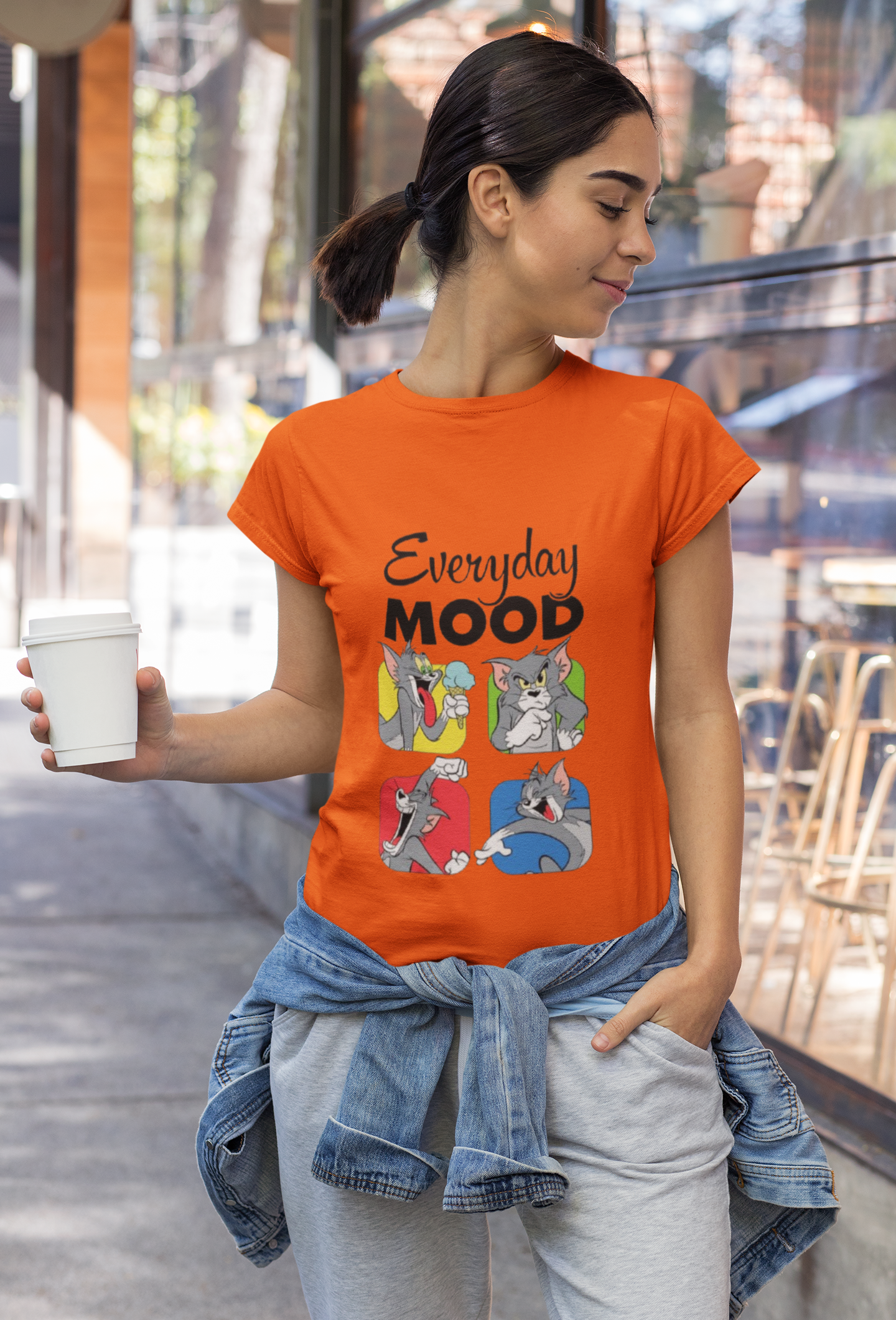 Every Day Mood Graphic Print Women's T-Shirt