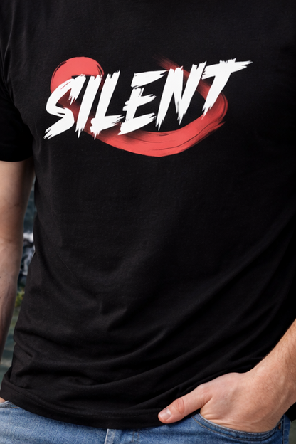 Pd Clori Silent Graphic Black T-Shirt