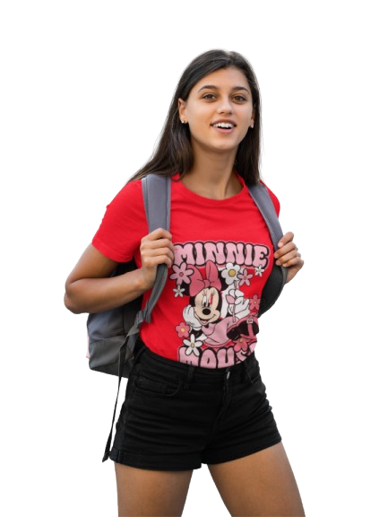 Minnie Mouse Graphic Print Women's T-Shirt