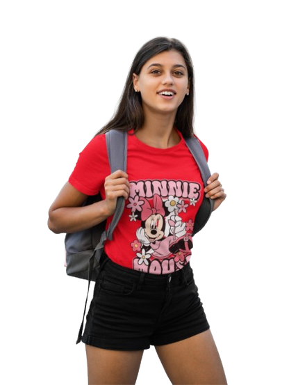 Minnie Mouse Graphic Print Women's T-Shirt