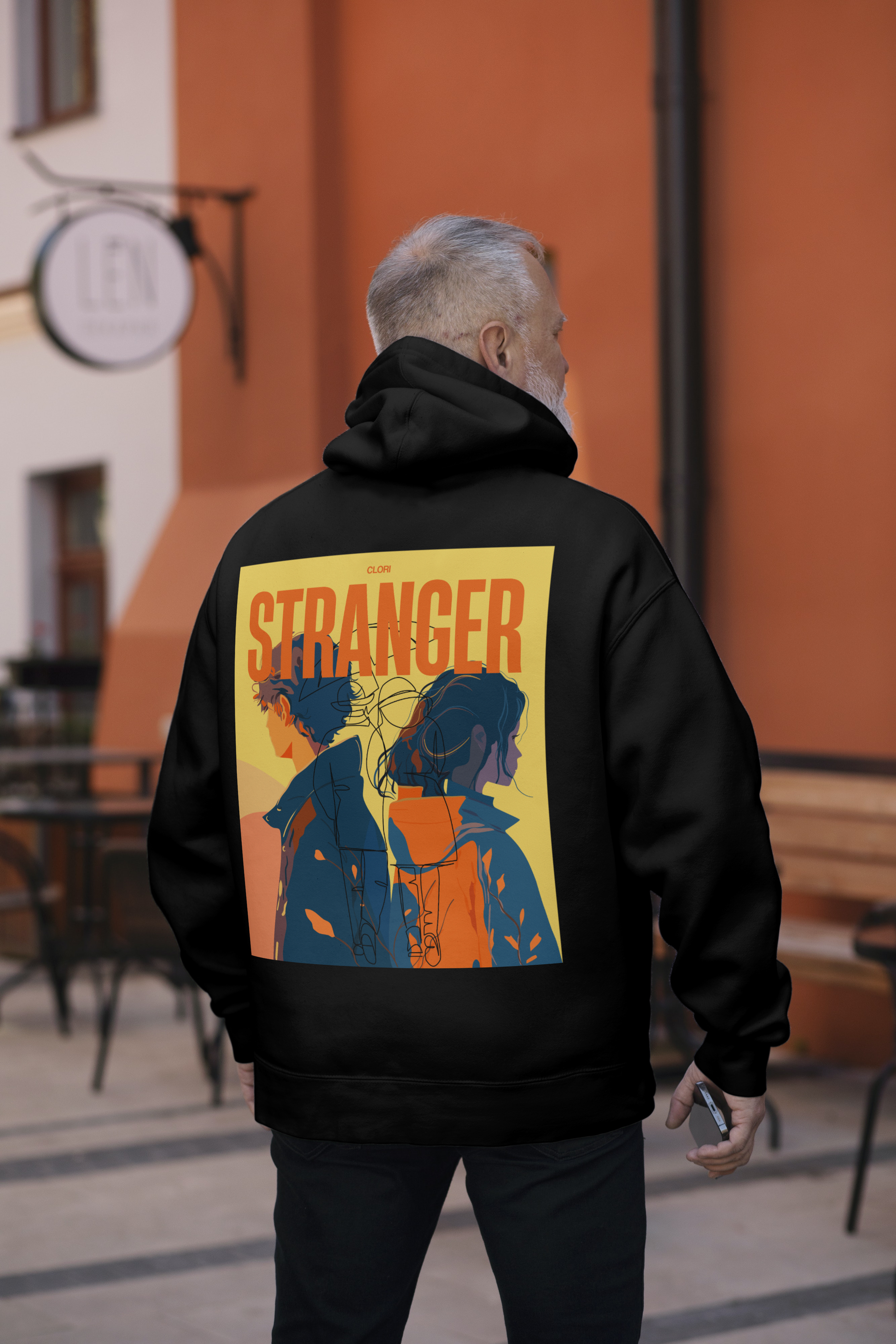 Stranger Cotton Hooded Sweatshirt - Clori